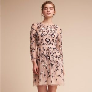 BHLDN Astaire Dress Ivory with Sequins sz 4